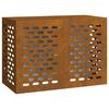 vidaXL Air Conditioner Cover Rusty 100 x 50 x 70 cm Weather Steel