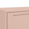 vidaXL Highboard Pink 68x39x111.5 cm Steel