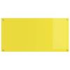 vidaXL Kitchen Backsplash Yellow 120 x 60 x 0.6 cm Tempered Glass