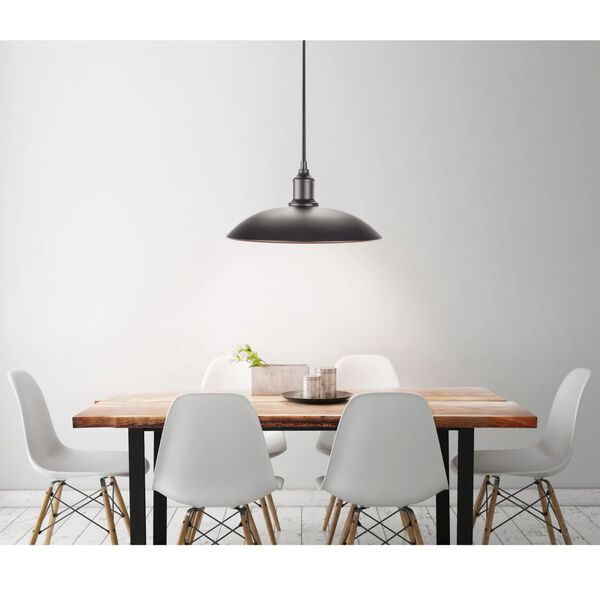 Smartwares LED Pendant Lamp Flat 32x32x8 cm Rose Gold