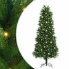vidaXL Christmas Tree with 300 LEDs with Stand Green 240 cm PE