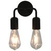 vidaXL Wall Light Black E27