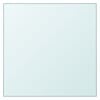 vidaXL Table Top Transparent 60x60 cm Tempered Glass