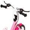vidaXL Kids Bike 12 inch White and Pink