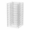 vidaXL Gabion Raised Bed | Silver | Galvanized steel | Medium