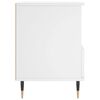 vidaXL Bedside Cabinet White 40x35x50 cm Engineered Wood
