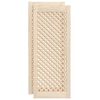 vidaXL Cabinet Doors Lattice Design 2 pcs 39,5x99 cm Solid Wood Pine