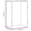 vidaXL Display Box Transparent 17x12x25 cm Acrylic