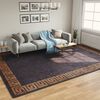vidaXL Rug Washable Black and Gold 400x300 cm