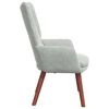 vidaXL Relaxing Chair Light grey 63 x 67 x 94 cm Velvet