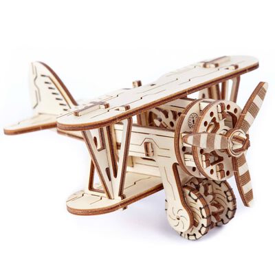 WOODEN CITY Wooden Scale Model Kit Biplane