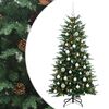 vidaXL Artificial Christmas Tree with Bauble 150 cm 150 LEDs