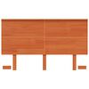 vidaXL Headboard Wax Brown 135 cm Solid Wood Pine