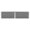 vidaXL Garden Raised Bed 250x50x54 cm WPC Grey