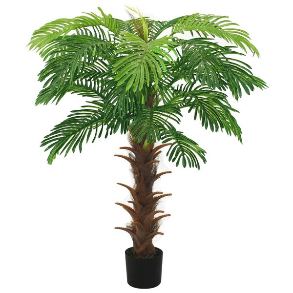 vidaXL Artificial Cycas Palm with Pot 140 cm Green