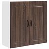 vidaXL Dishwasher Panel Kalmar Brown Oak 80 x 31 x 80 cm