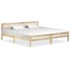 vidaXL Bed Frame without Mattress Solid Mango Wood 200 cm
