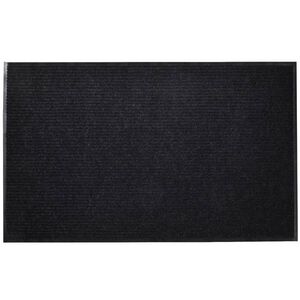 vidaXL Door Mat Black 90 x 150 cm PVC