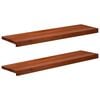 vidaXL Window Sills 2 pcs Brown 90 x 30 x 2 cm Solid Beech Wood