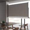 vidaXL Patio Retractable Side Awning 140 x 300 cm Grey
