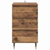vidaXL Sideboard with Drawer Old wood 35 x 40 x 70 cm Engineered wood
