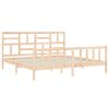 vidaXL Bed Frame without Mattress Super King Size Solid Wood Pine