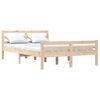 vidaXL Bed Frame without Mattress Solid Wood 160x200 cm