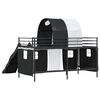 vidaXL Kids'Loft Bed Frame Black 99.5 x 200 cm Metal