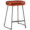 vidaXL Bar Stools 2 pcs Dark Brown 40x29.5x53 cm