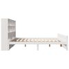 vidaXL Bookcase Bed without Mattress White 140x190cm Solid Wood Pine