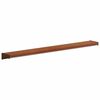 vidaXL Window Sill Brown Wood 80 x 15 x 4.5 cm PVC