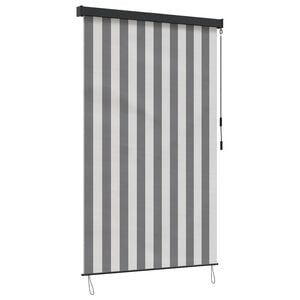 vidaXL Roller Blind Anthracite and White 160 x 250 cm