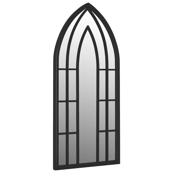 vidaXL Mirror Black 70x30 cm Iron for Indoor Use
