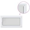 vidaXL Basement Window Internal Colour White RISOR 110 x 55 cm