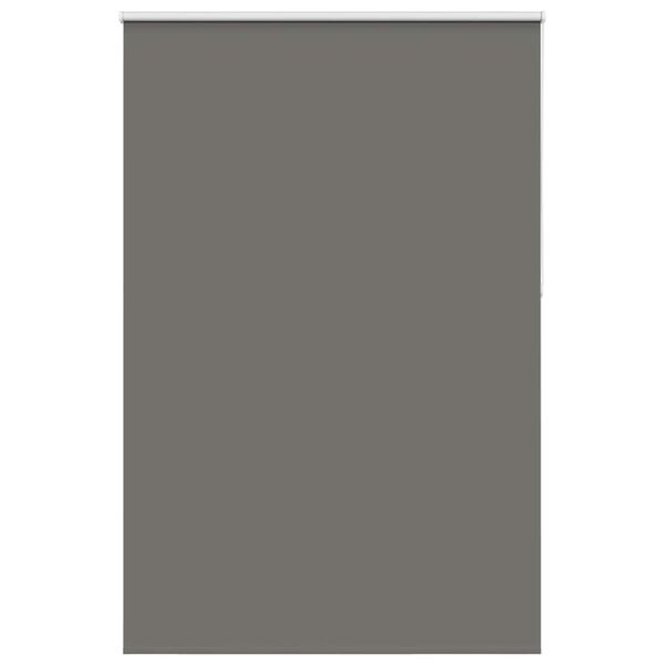 vidaXL Roller Blind Blackout Grey 150x210 cm Fabric Width 146.6 cm Polyester