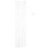 vidaXL Window Blind with Curtains Manual White Aluminium
