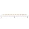 vidaXL Bed Frame without Mattress High Gloss White 135x190 cm Double