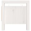 vidaXL Hall Bench White 80x40x43 cm Solid Wood Pine
