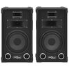 vidaXL Professional Passive Hifi Stage Speakers 2 pcs 800 W Black