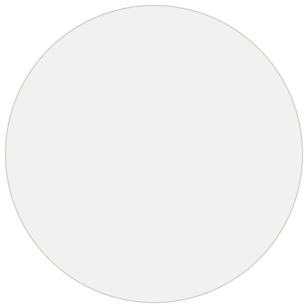 vidaXL Table Protector Transparent Ø 120 cm 1.6 mm PVC