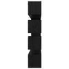 vidaXL TV Cabinet Set Wall-mounted 10 pcs Black Oak Engineered Wood
