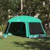vidaXL Pool Tent with Removable Fly & Mesh Walls Sea Green 618x532 cm