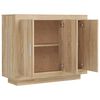 vidaXL Sideboard Sonoma Oak 92x35x75 cm Engineered Wood