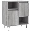 vidaXL Sideboards 2 pcs Grey Sonoma Engineered Wood