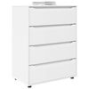 vidaXL Storage Cabinets 2 pcs White 80 x 48 x 105 cm Engineered Wood