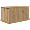 vidaXL Storage Box Artisan Oak 70x40x38 cm Engineered Wood