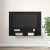 vidaXL TV Cabinet Set Black Oak 120 x 23.5 x 90 cm Engineered Wood