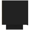 vidaXL Bedside Cabinet Black 100x35x40 cm Engineered Wood