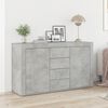 vidaXL Sideboard Concrete Grey 120 x 36 x 69 cm Engineered Wood
