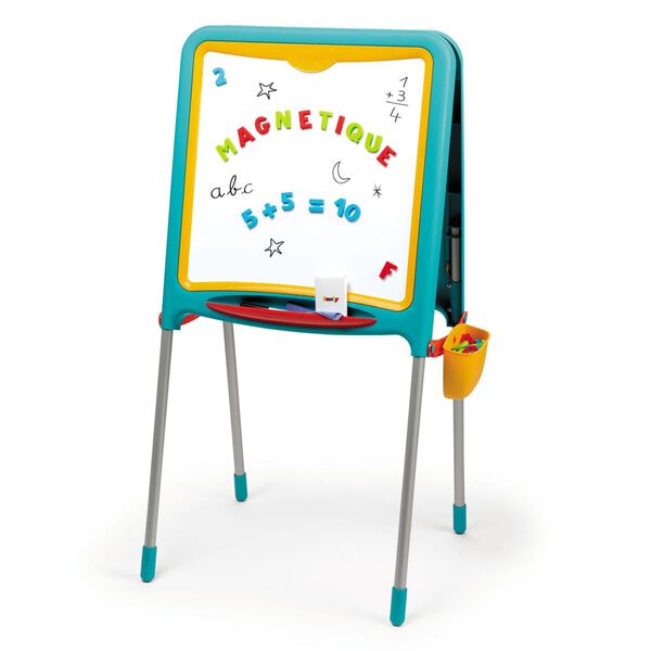 Smoby Kids Drawing Board Turquoise and Yellow